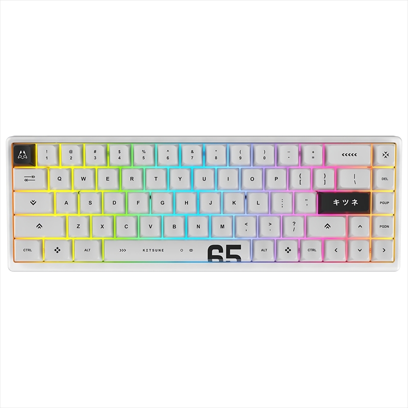 Arbiter Studio Polar 65 Pro Keyboard Kitsune White Frame as-polar-65-pro-white-kitsune-fuji-pro