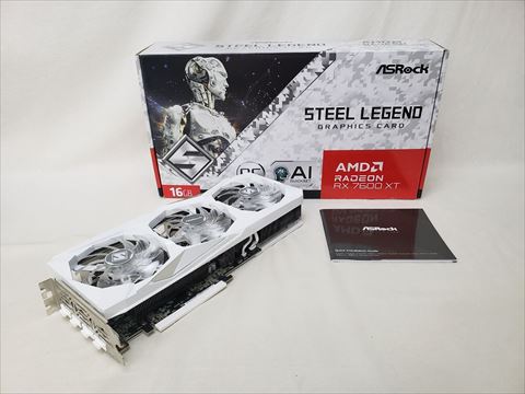 RX 7600 XT Steel Legend 16GB OC RX7600XT SL 16GO 各サイトで併売につき売切れのさいはご容赦願います。