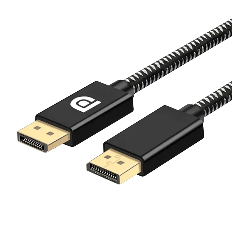 MAV-DP1220 ディスプレイポートケーブル 2m DisplayPort1.2 (DP1.2) 21.6Gbps 4K 60Hz / 2K 144Hz HDCP 強靭メッシュ ブラック