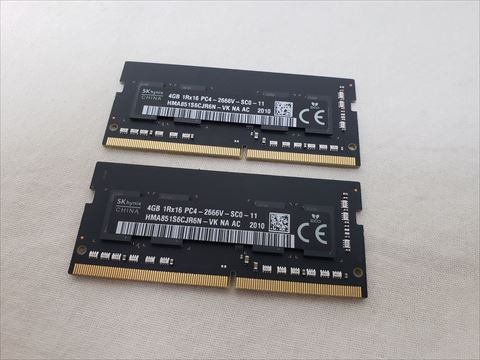 PC4-21300(DDR4 2666) 260Pin S.O.DIMM 4GB 2枚組 各サイトで併売につき売切れのさいはご容赦願います。