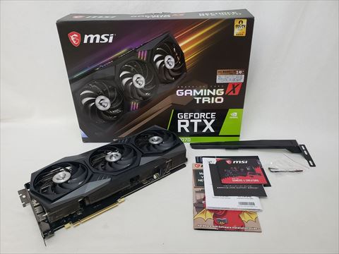 GeForce RTX 3070 GAMING X TRIO 各サイトで併売につき売切れのさいはご容赦願います。