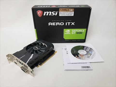 GeForce GT 1030 AERO ITX 2G OC 各サイトで併売につき売切れのさいはご容赦願います。