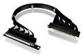 PCI-E 4.0 Dual 90 Degree Riser Cable 400mm Black (AC-077-CO1OTN-C1)