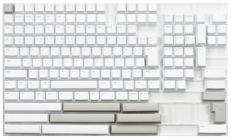 GRAPHT Designer Keycaps - Matte White (158 keys) GRT046-DKC-WT 10月25日発売