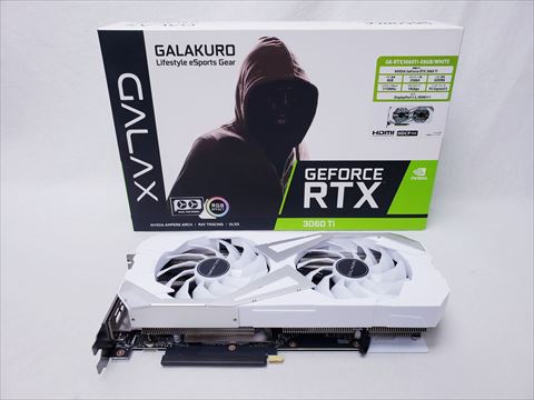 玄人志向 RTX3060Ti 仰々しい