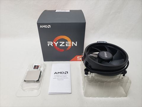 Ryzen 5 2600 with Wraith Stealth cooler (6-core 12-thread/3.4GHz/3.9GHz/Total Cache 19MB/TDP65W) 各サイトで併売につき売切れのさいはご容赦願います。