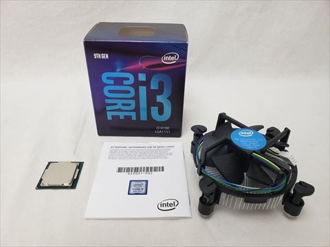 Core i3-9100 BOX (3.60GHz/ターボブースト時4.20GHz/4-core 4-thread/Total Cache 6MB/TDP65W/UHD Graphics 630) 各サイトで併売につき売切れのさいはご容赦願います。