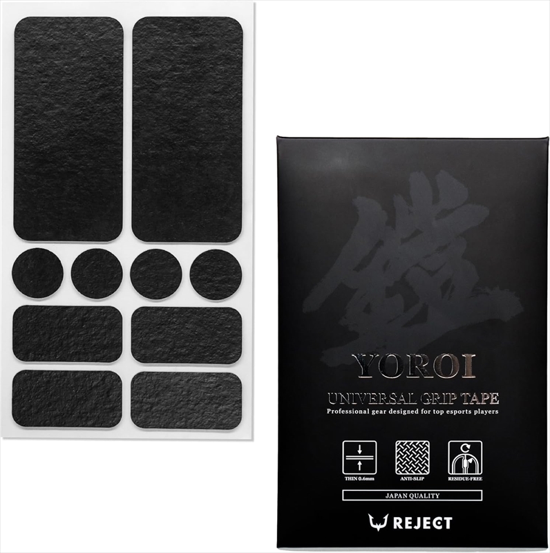 REJECT UNIVERSAL GRIP TAPE 『YOROI』 Pre-cut for Arcade Controller