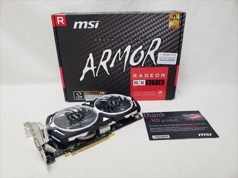 Radeon RX 570 ARMOR 8G J 各サイトで併売につき売切れのさいはご容赦願います。