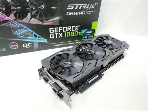 ROG-STRIX-GTX1080TI-O11G-GAMING 各サイトで併売につき売切れのさいはご容赦願います。