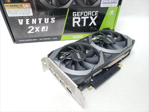 GeForce RTX 3050 VENTUS 2X J 8G OC 各サイトで併売につき売切れのさいはご容赦願います。