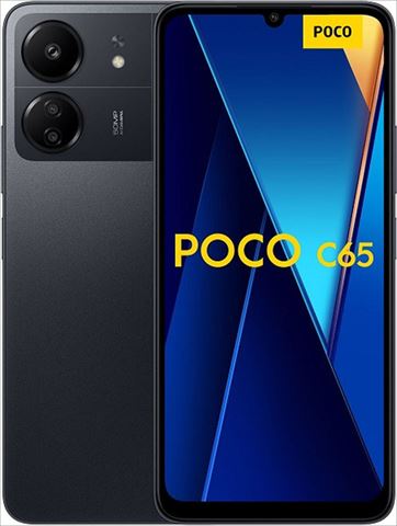 POCO C65 (6GB/128GB) ブラック 【海外版 SIMFREE】 各サイトで併売につき売切れのさいはご容赦願います。