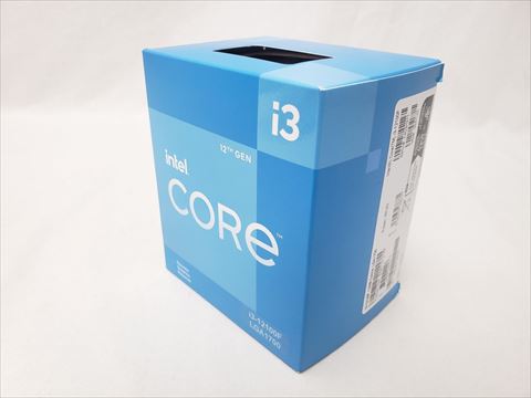 Core i3-12100F BOX (P-core 4(3.3GHz)/8スレッド/Single P Turbo(4.3GHz)/Smart Cache 12MB/TDP58W 各サイトで併売につき売切れのさいはご容赦願います。