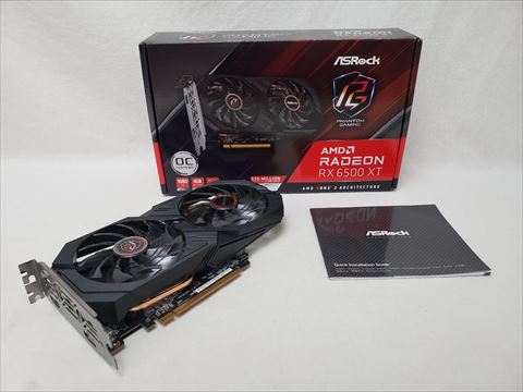 Radeon RX 6500 XT Phantom Gaming D 4GB OC (RX6500XT PGD 4GO) 各サイトで併売につき売切れのさいはご容赦願います。