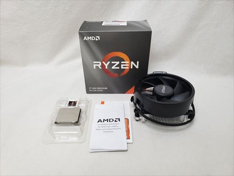 Ryzen 5 3600 With Wraith Spire cooler (6C12T/3.6GHz（4.2）/65W/Total Cache 36MB) 各サイトで併売につき売切れのさいはご容赦願います。