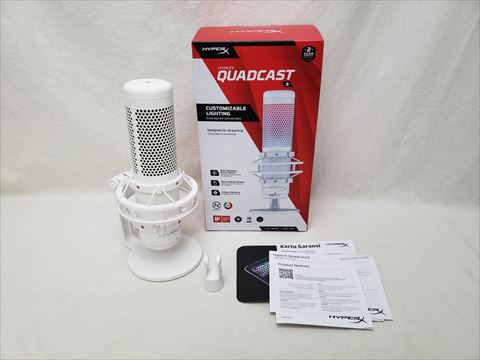 HyperX QuadCast S ホワイト 各サイトで併売につき売切れのさいはご容赦願います。