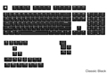 Glorious GPBT Basics Keycaps Classic Black - US - Retail GLO-KB-ACC-KC-GPBT-BA-CBLK-US 12月27日発売