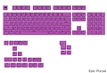 Glorious GPBT Basics Keycaps Epic Purple - US - Retail GLO-KB-ACC-KC-GPBT-BA-EPUR-US 12月27日発売