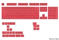 Glorious GPBT Basics Keycaps Revive Red - US - Retail GLO-KB-ACC-KC-GPBT-BA-RRED-US 12月27日発売