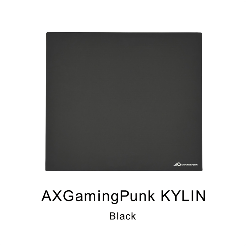 AXGAMINGPUNK KYLIN ガラスマウスパッド コントロールタイプ Black AX-KN-Cl-BK