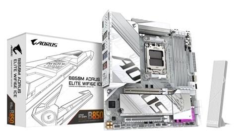 B850M AORUS ELITE WIFI6E ICE