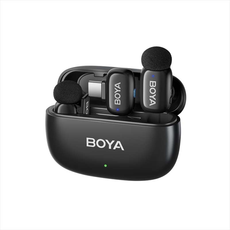 BOYA mini-14 BOYA mini-14, 1 RX+2 TX+1 CC, Type-c, Black