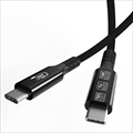 USB4-V2-20 USB4 Ver2.0 Type-C ケーブル 2m 80Gbps/240W/Power Delivery 3.1/16K60Hz