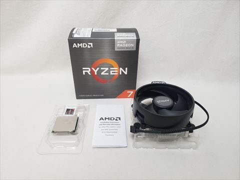 Ryzen 7 5700G With Wraith Stealth cooler (8C16T/3.8GHz(4.6)/65W/TOTAL Cache 20MB) 各サイトで併売につき売切れのさいはご容赦願います。